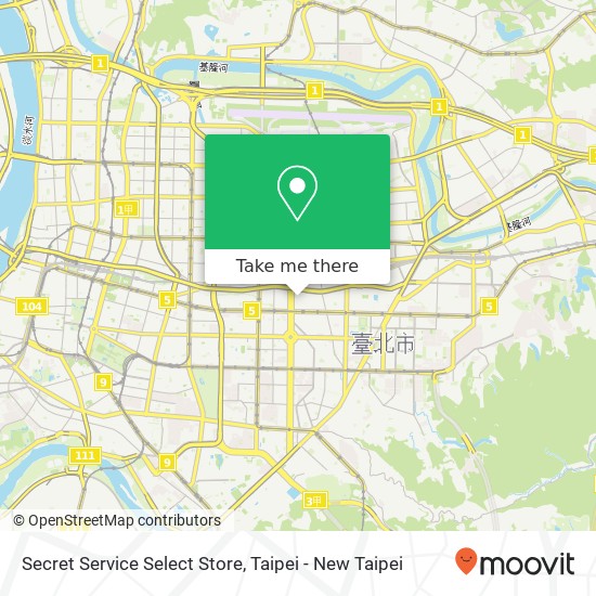 Secret Service Select Store map