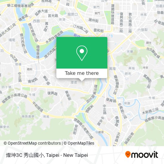 燦坤3C 秀山國小 map