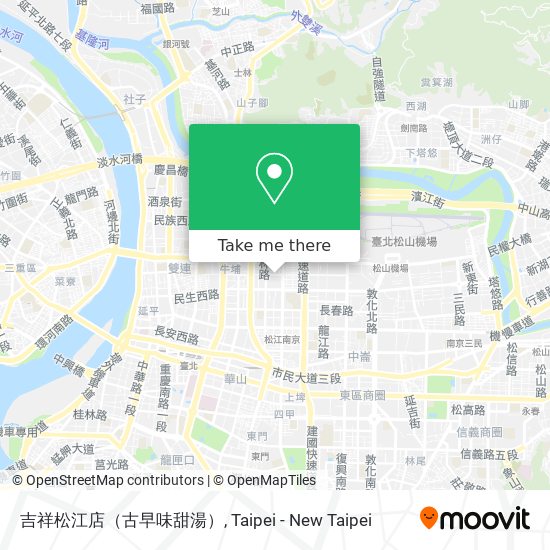 吉祥松江店（古早味甜湯） map