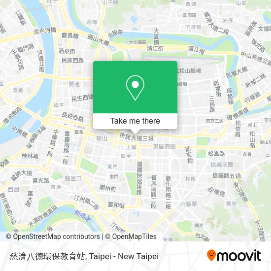 慈濟八德環保教育站地圖