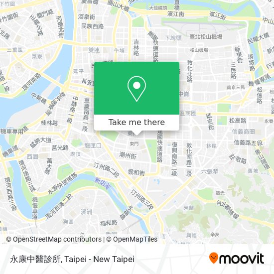 永康中醫診所 map