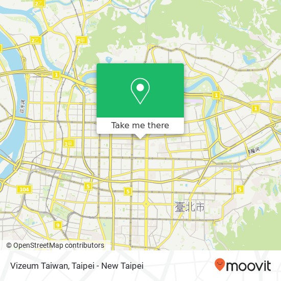 Vizeum Taiwan map