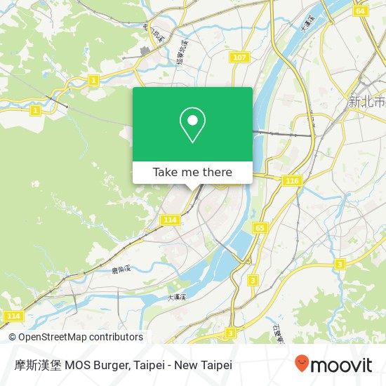 摩斯漢堡 MOS Burger map