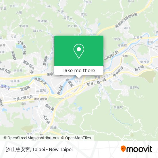 汐止慈安宮 map