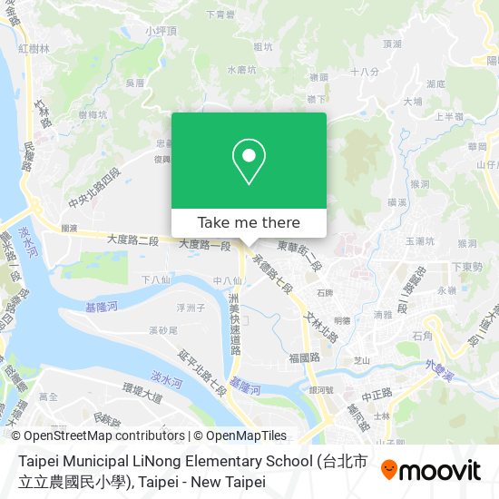 Taipei Municipal LiNong Elementary School (台北市立立農國民小學) map
