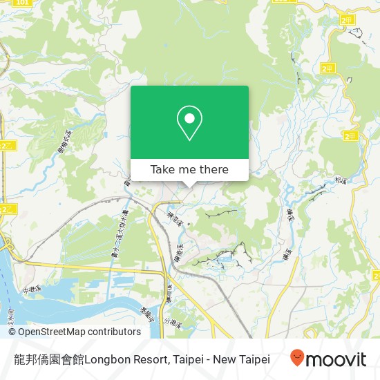 龍邦僑園會館Longbon Resort map