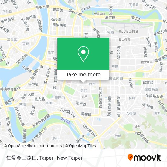 仁愛金山路口 map