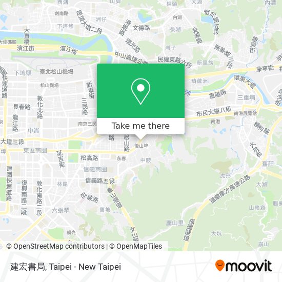 How To Get To 建宏書局in 南港區by Metro Bus Or Train