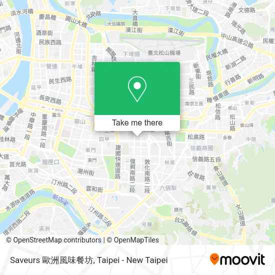 Saveurs 歐洲風味餐坊 map