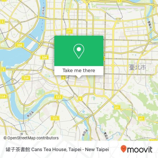 罐子茶書館 Cans Tea House map