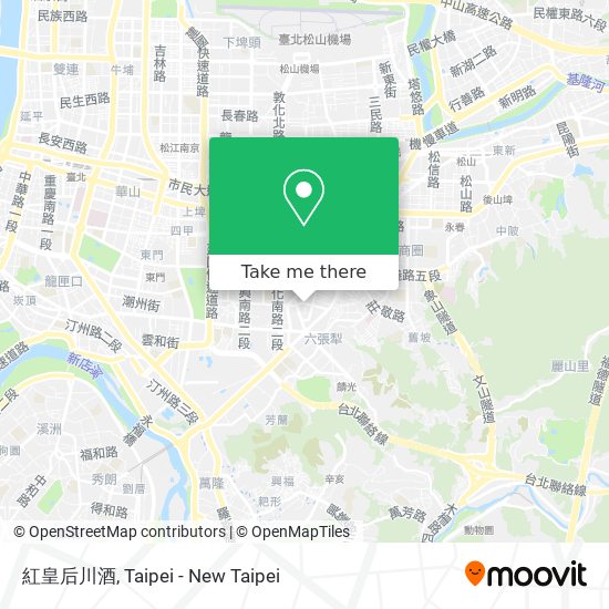 紅皇后川酒地圖