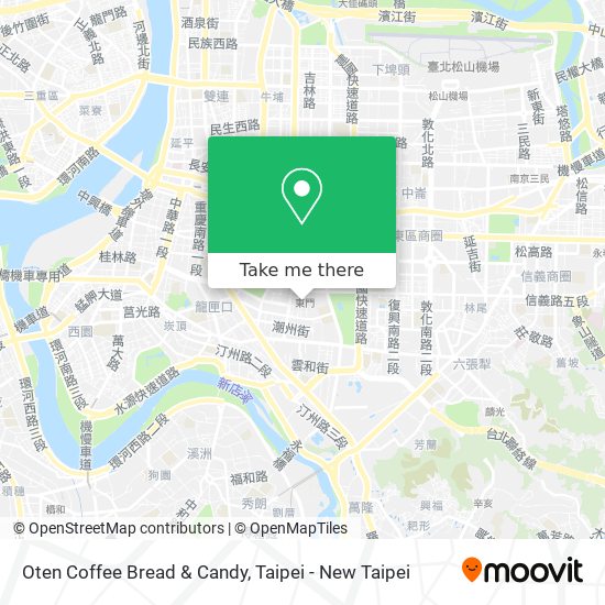 Oten Coffee Bread & Candy map