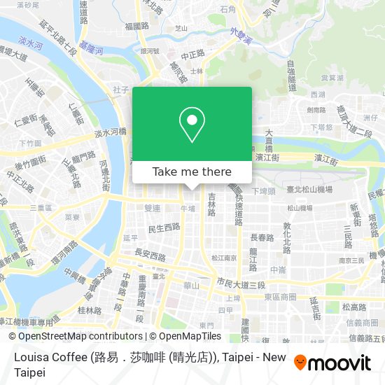 Louisa Coffee (路易．莎咖啡 (晴光店))地圖