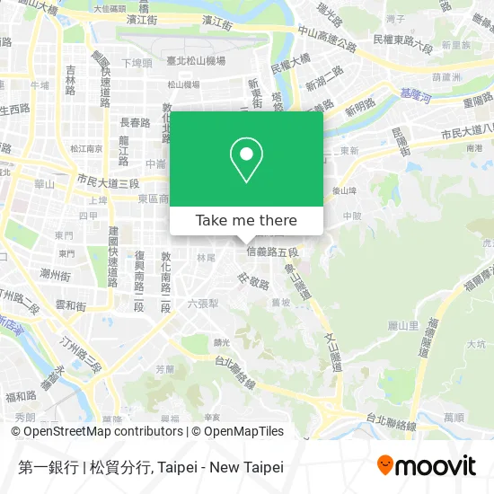 第一銀行 | 松貿分行 map