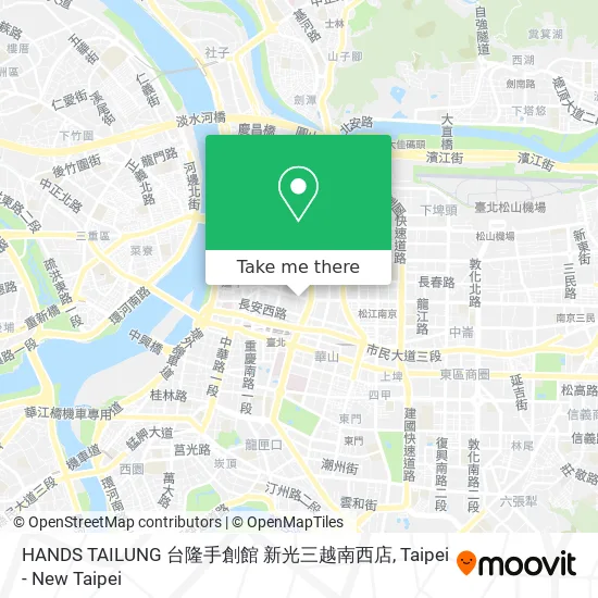 HANDS TAILUNG 台隆手創館 新光三越南西店 map