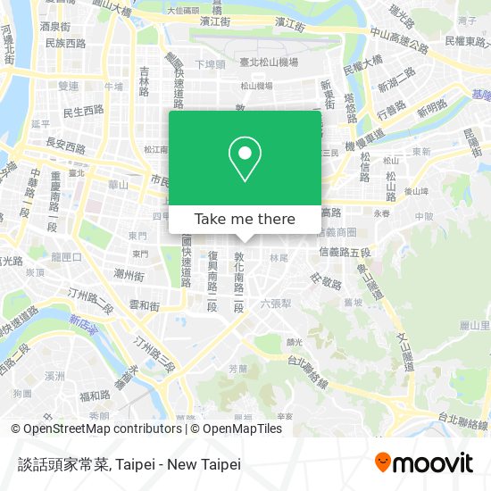 談話頭家常菜 map