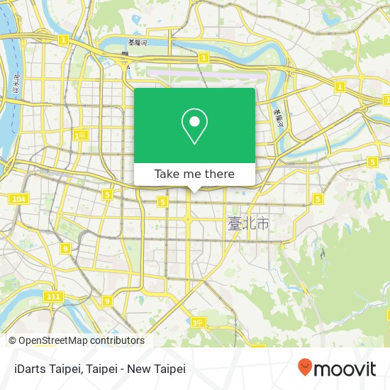 iDarts Taipei map