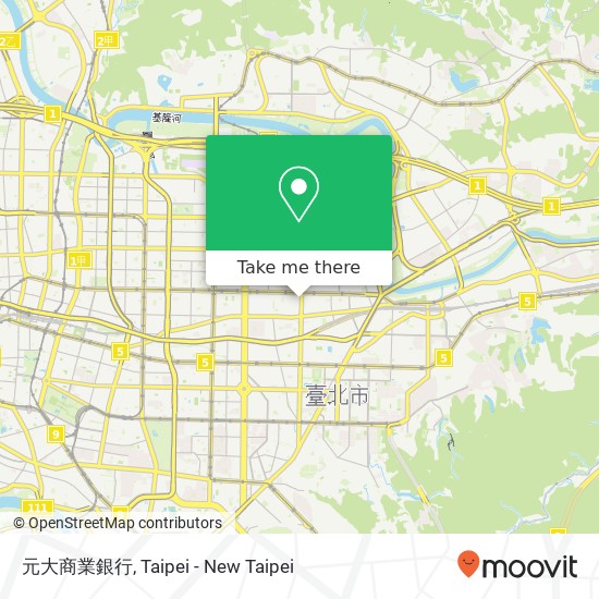 元大商業銀行 map