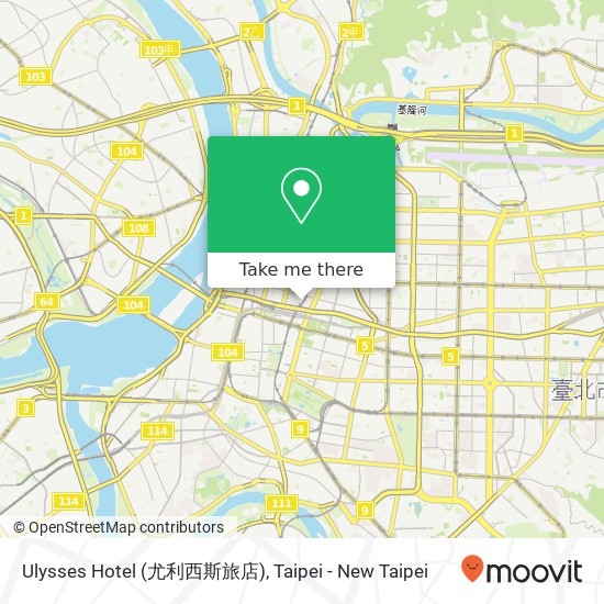 Ulysses Hotel (尤利西斯旅店)地圖