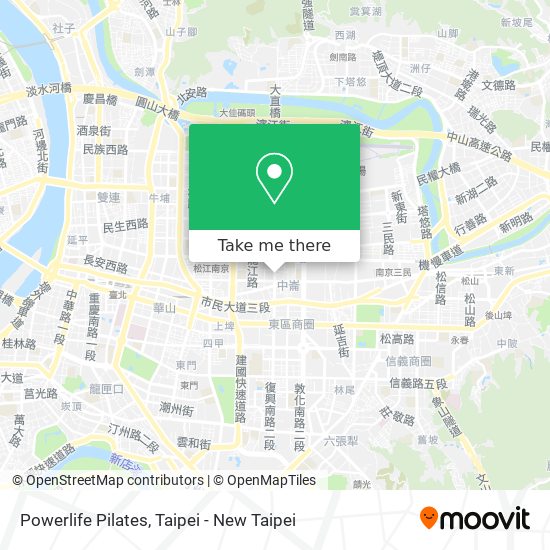 Powerlife Pilates map