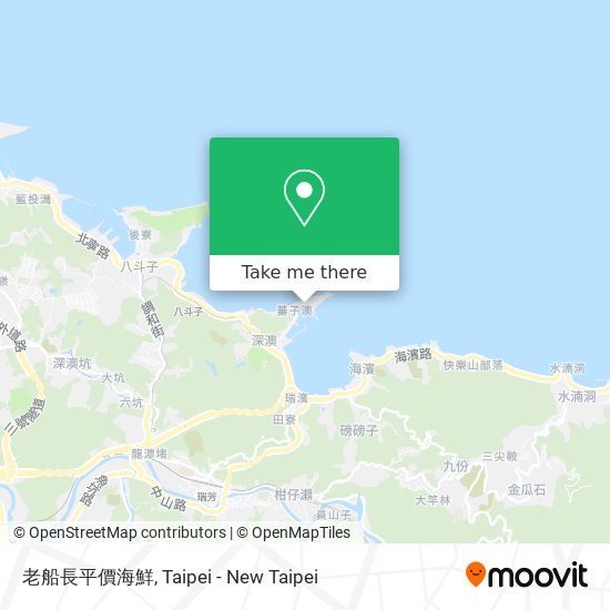 老船長平價海鮮 map