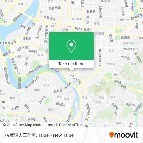 按摩達人工作室 map