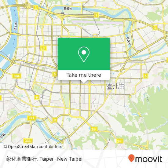 彰化商業銀行 map