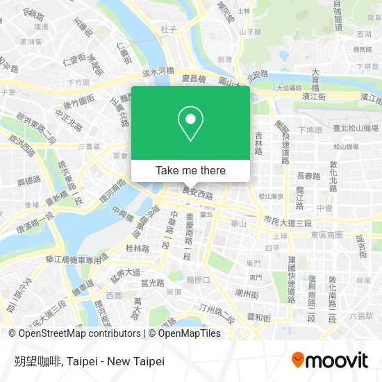 朔望咖啡 map