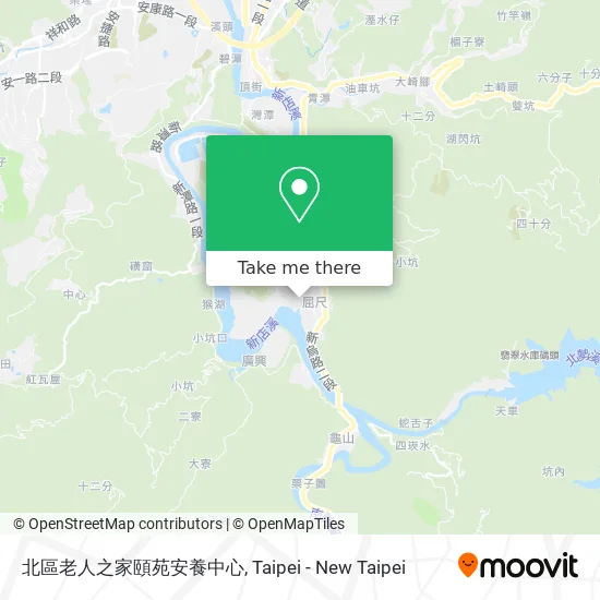 北區老人之家頤苑安養中心地圖