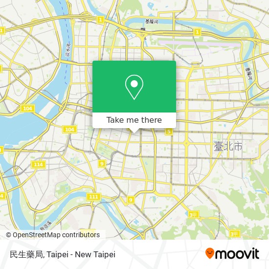 民生藥局 map