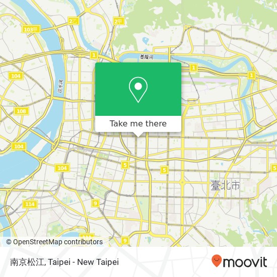 南京松江地圖