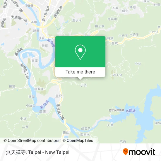 無天禪寺地圖