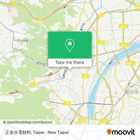 正泰水電材料 map