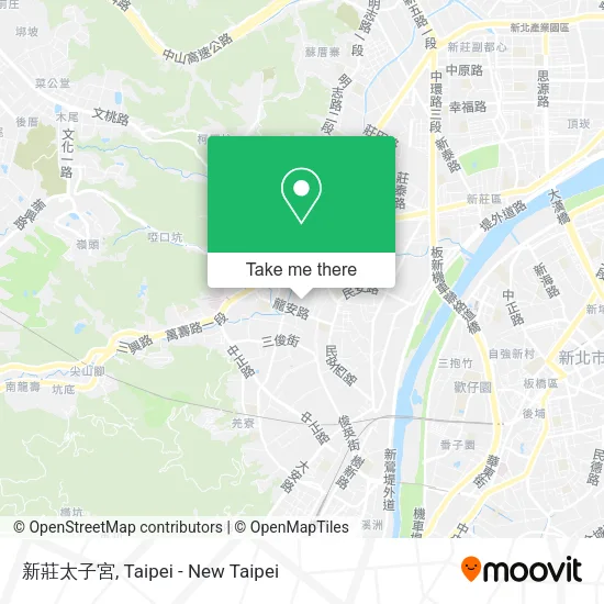 新莊太子宮 map