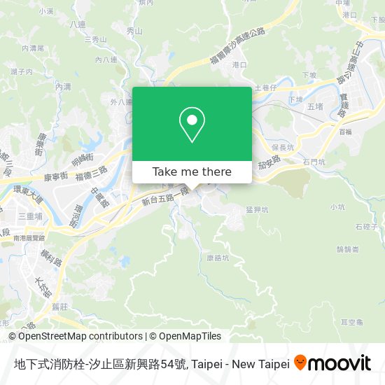 地下式消防栓-汐止區新興路54號地圖