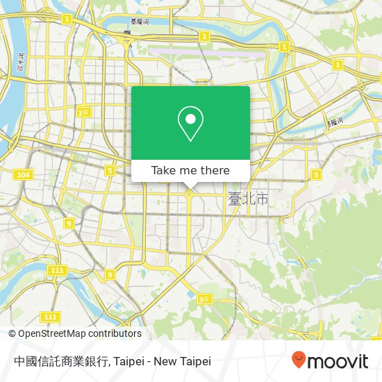 中國信託商業銀行 map