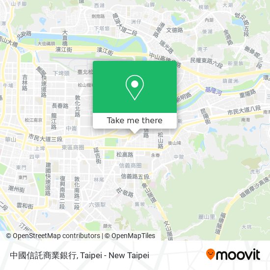 中國信託商業銀行 map