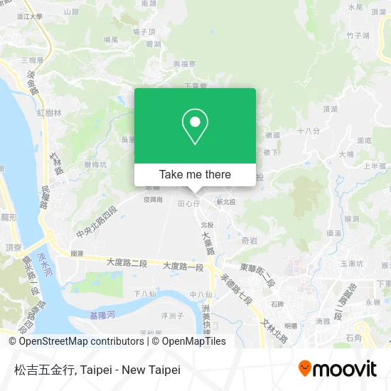 松吉五金行地圖
