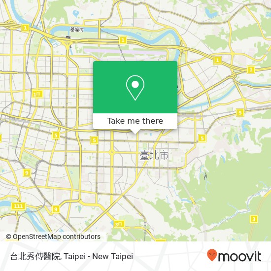 台北秀傳醫院 map