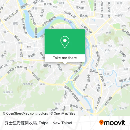 秀士里資源回收場地圖