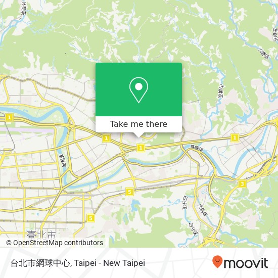 台北市網球中心 map