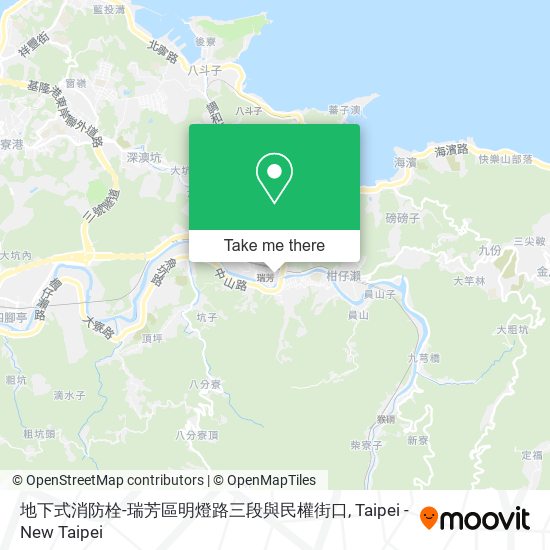 地下式消防栓-瑞芳區明燈路三段與民權街口 map