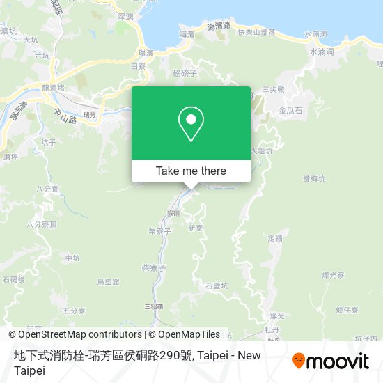 地下式消防栓-瑞芳區侯硐路290號地圖