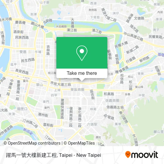 躍馬一號大樓新建工程地圖