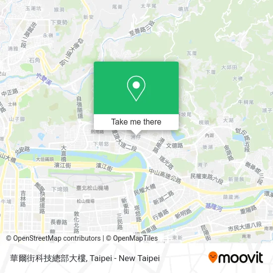 華爾街科技總部大樓地圖