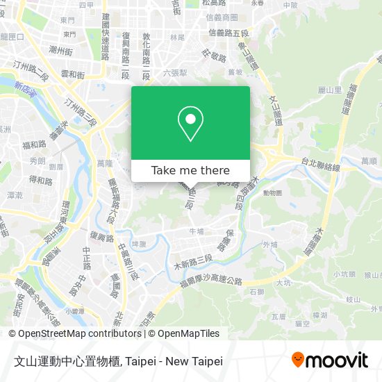 文山運動中心置物櫃 map