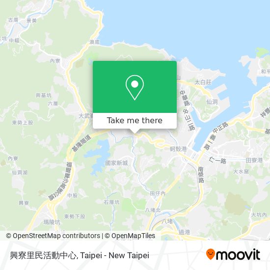 興寮里民活動中心地圖