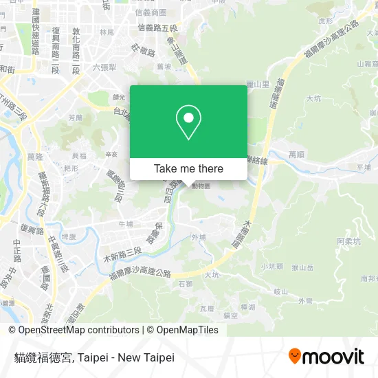 貓纜福德宮 map