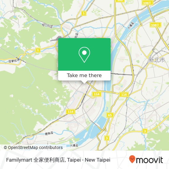 Familymart 全家便利商店 map