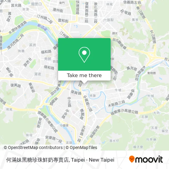 何滿妹黑糖珍珠鮮奶專賣店 map